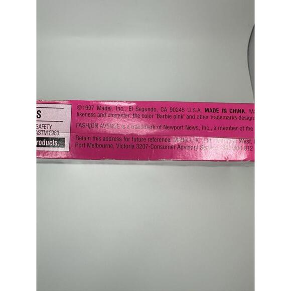 Barbie Party Fashion Avenue Collection 1997 Vintage Mattel #18155 C5 New Sealed - Picture 5 of 7